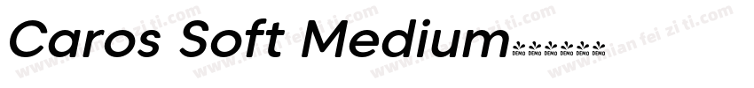 Caros Soft Medium字体转换